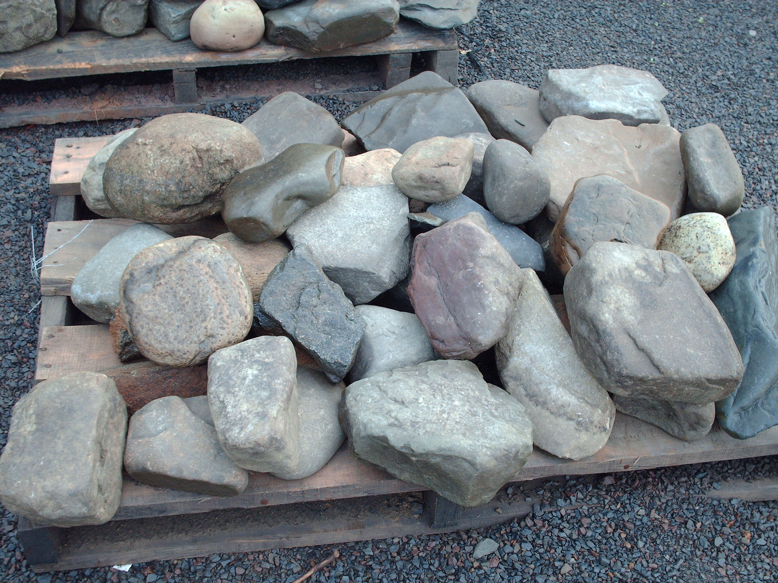 Buy this pallet of Creek Stones!!!